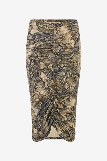 Fusta midi print sarpe Just Cavalli, 78PAE815