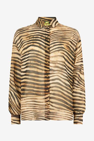 Camasa print tigru Just Cavalli, 78PAL226